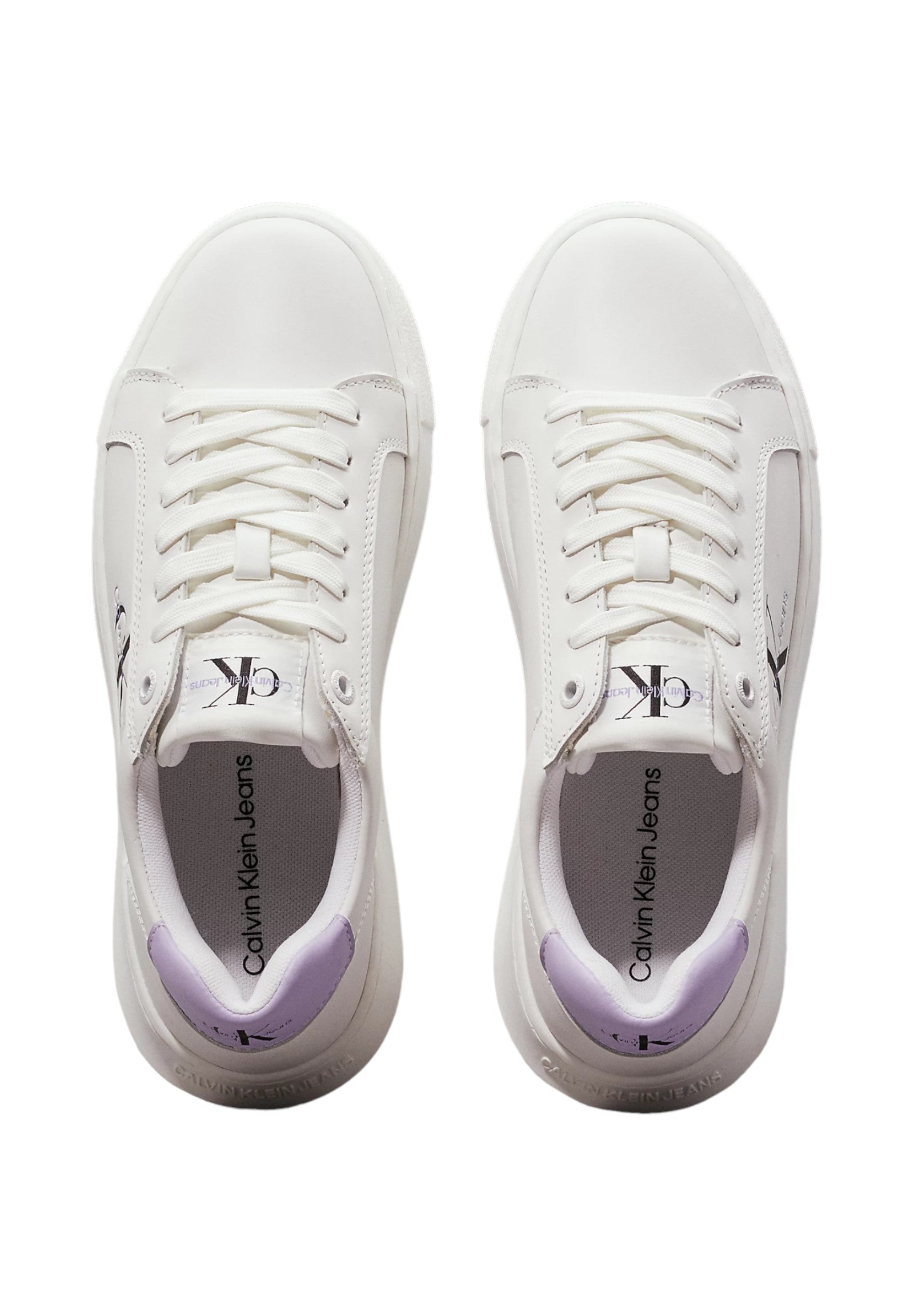 Sneakers Yw0yw00823 Bright WhitE-Pastel Lilac