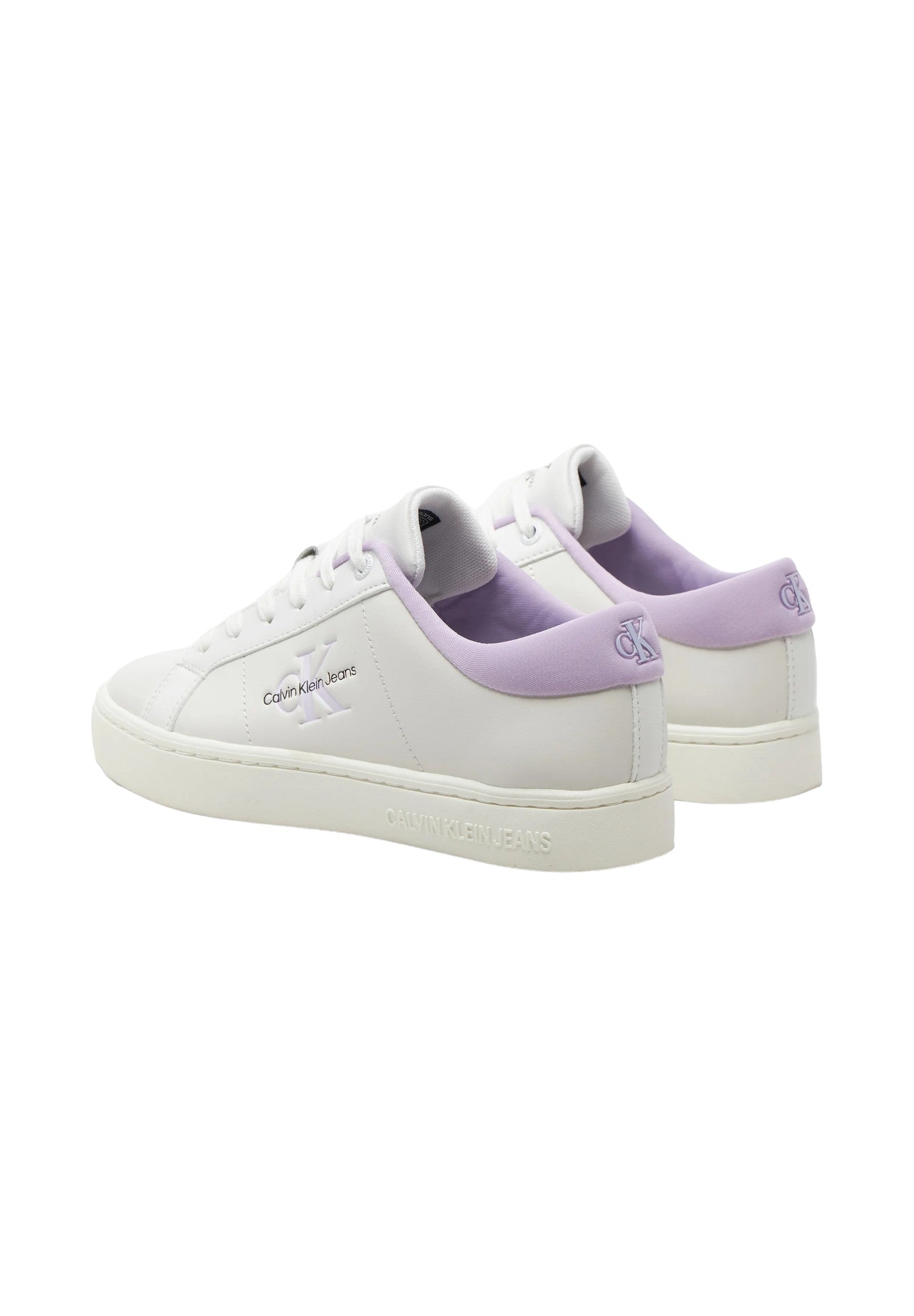 Sneakers Yw0yw01444 Bright WhitE-Pastel Lilac