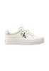 Calvin Klein Sneakers Vulc Flatform Laceup Yw0yw01474 BlacK-Bright White