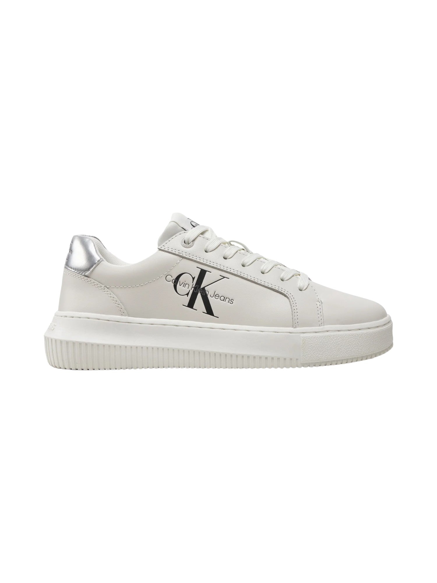 Sneakers Yw0yw01476 Bright WhitE-Silver