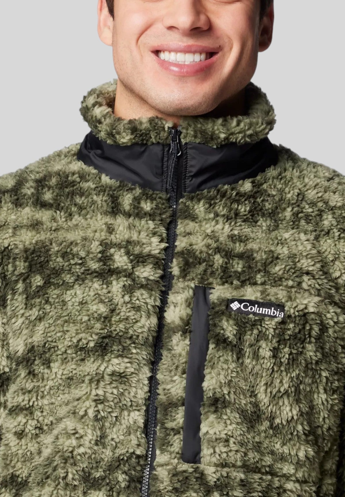 Felpa Full-Zip Winter Pass™ Printed Fleece Ii 2097841 Greenscape Stip