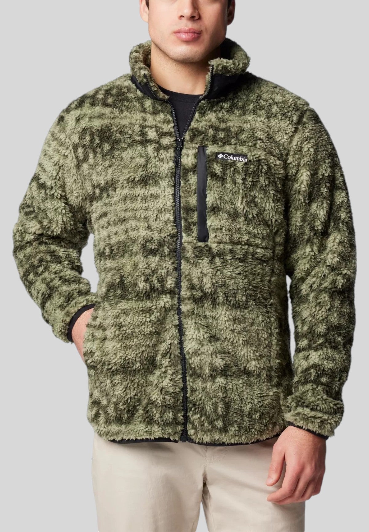 Felpa Full-Zip Winter Pass™ Printed Fleece Ii 2097841 Greenscape Stip