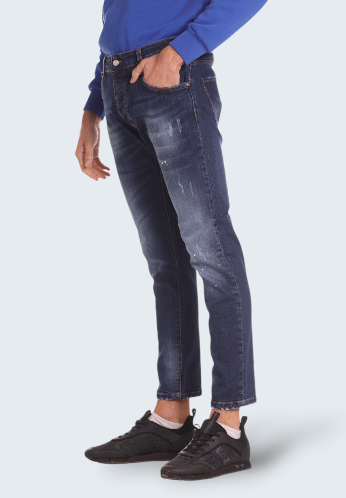 Jeans Jeans 98% Cotone 2% Ea FW24208 Blue