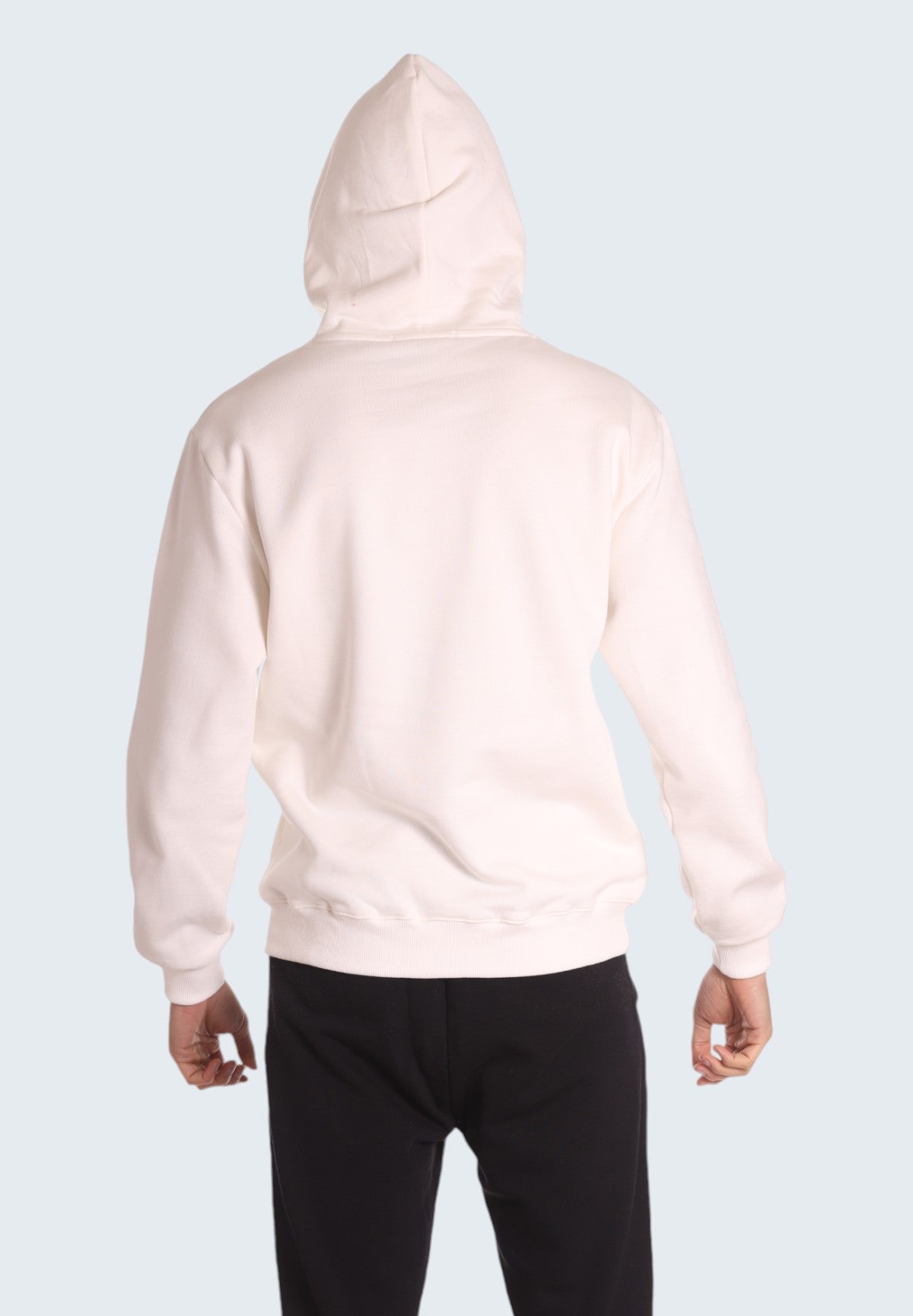 Felpa Pullover con Cappuccio FW24216 Off White