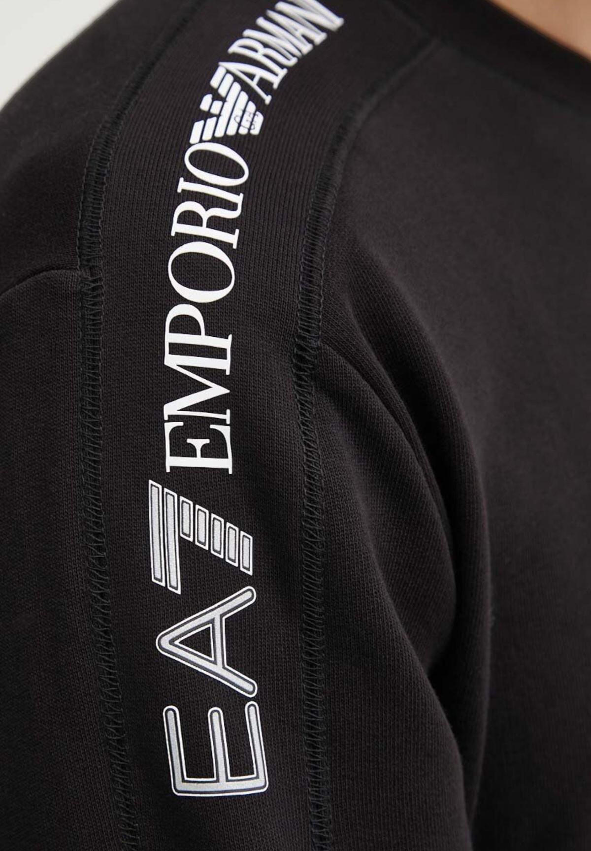 Felpa Full-Zip con Cappuccio 6DPM12 Black