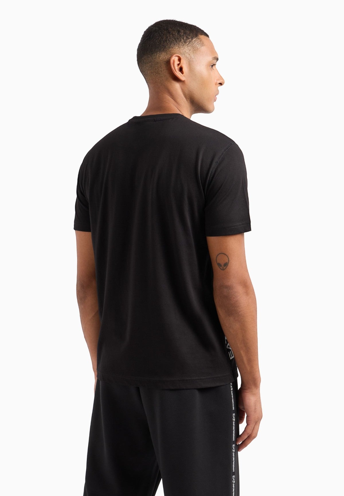 T-shirt con Stampa T-shirt girocollo Logo Series 6DPT04 Black