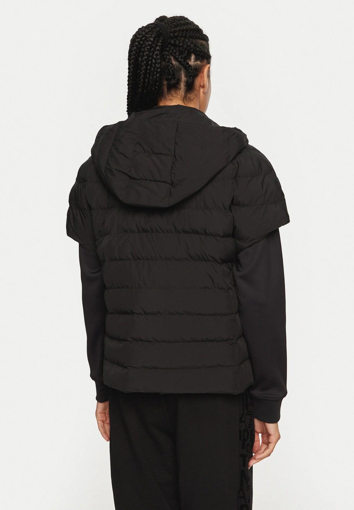 Giubbotto Recycled Hooded Puff K10k113908 Ck Black