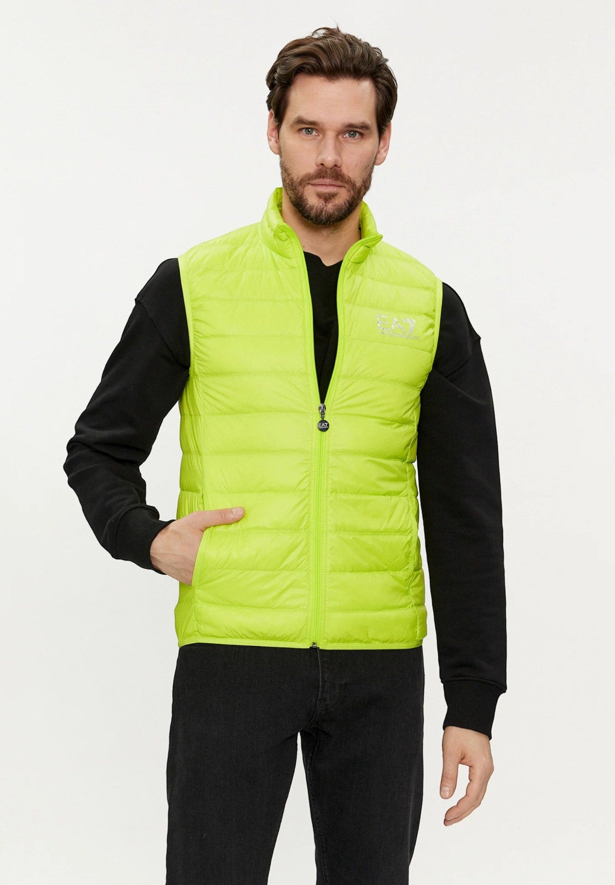 Smanicato Gilet Gilet packable Core Identity 8NPQ01 Acid Lime