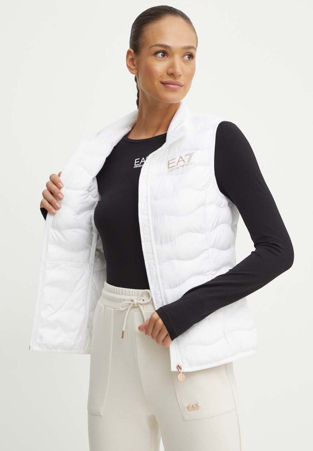 Smanicato Gilet 8NTQ08 White