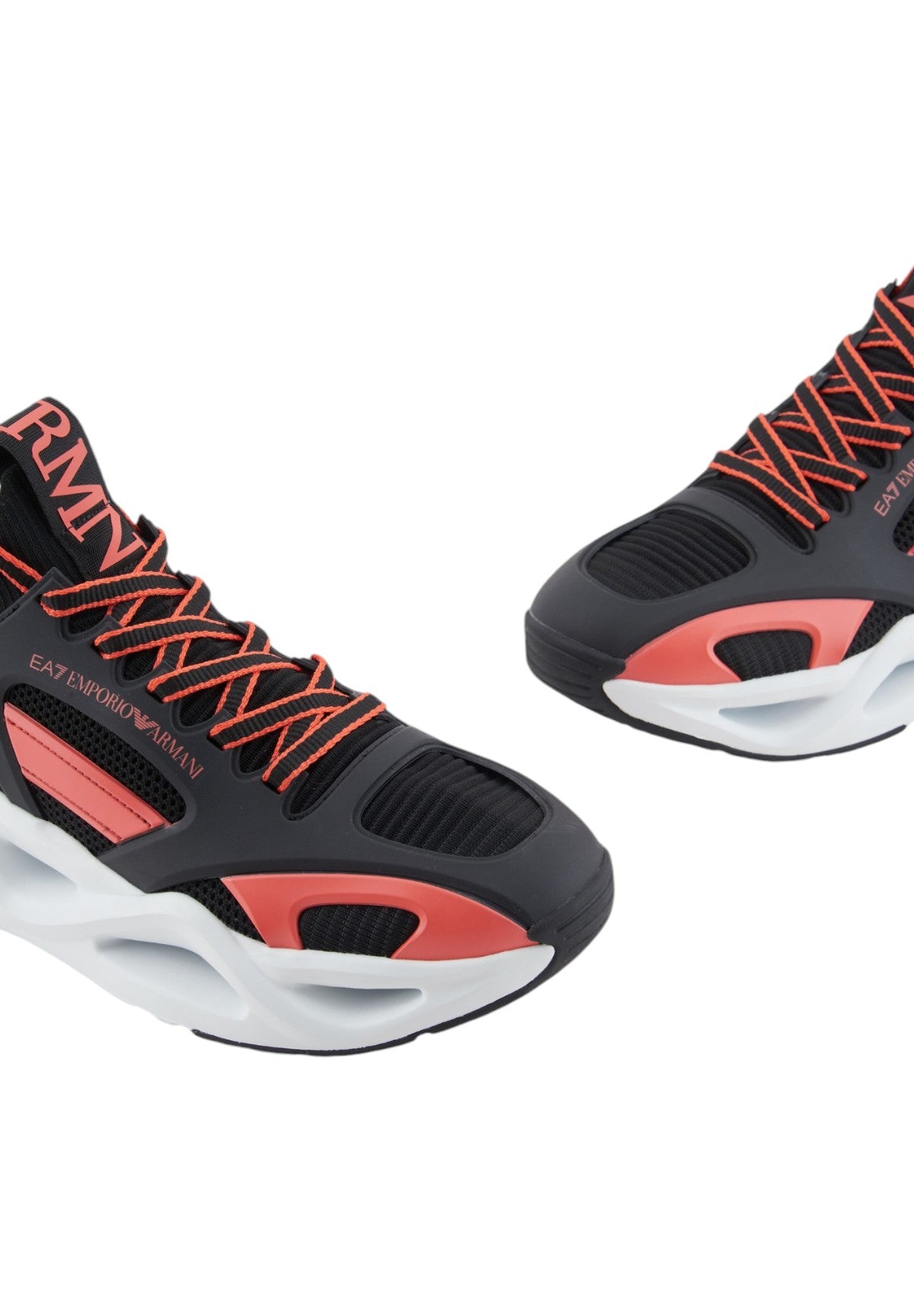 Sneakers X8x174 Black, Fiery Coral