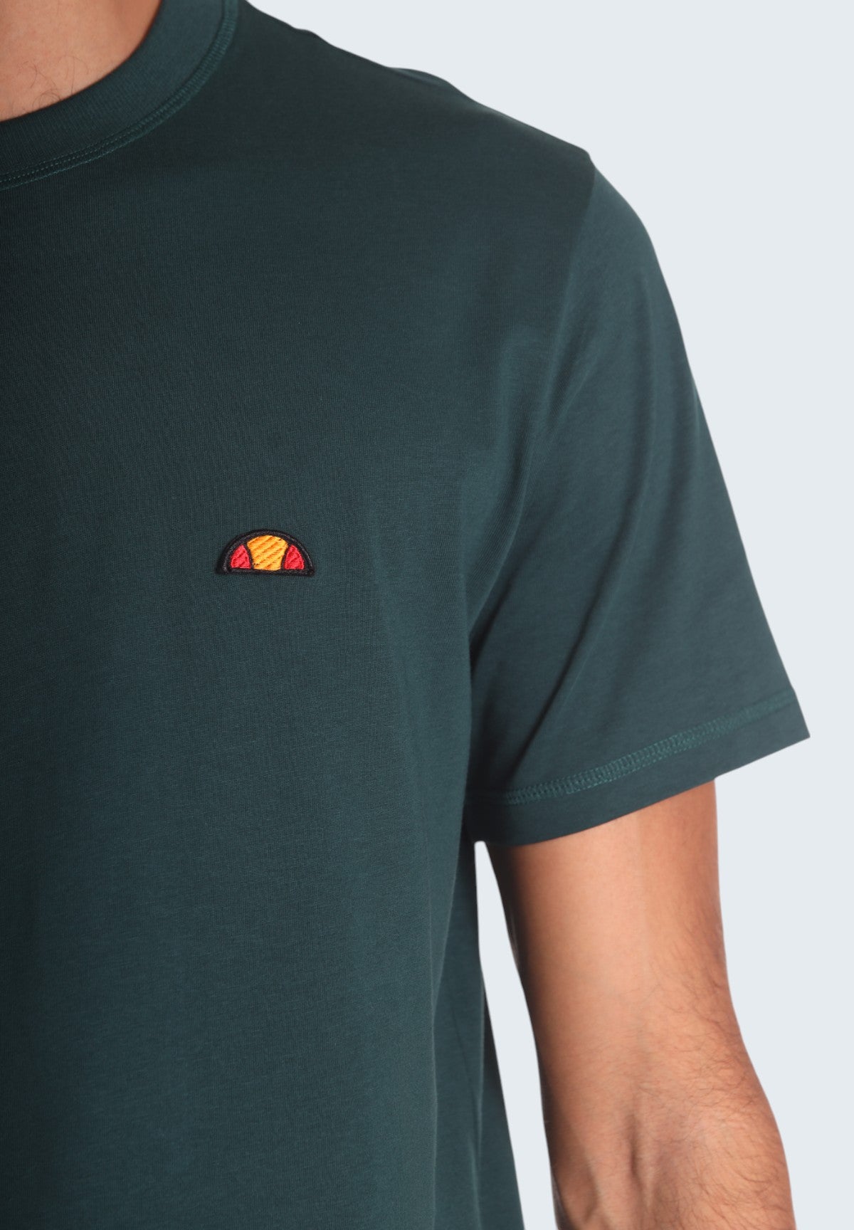 T-shirt a Maniche Corte Patch Logo EHM200W24 Ponderosa Pine