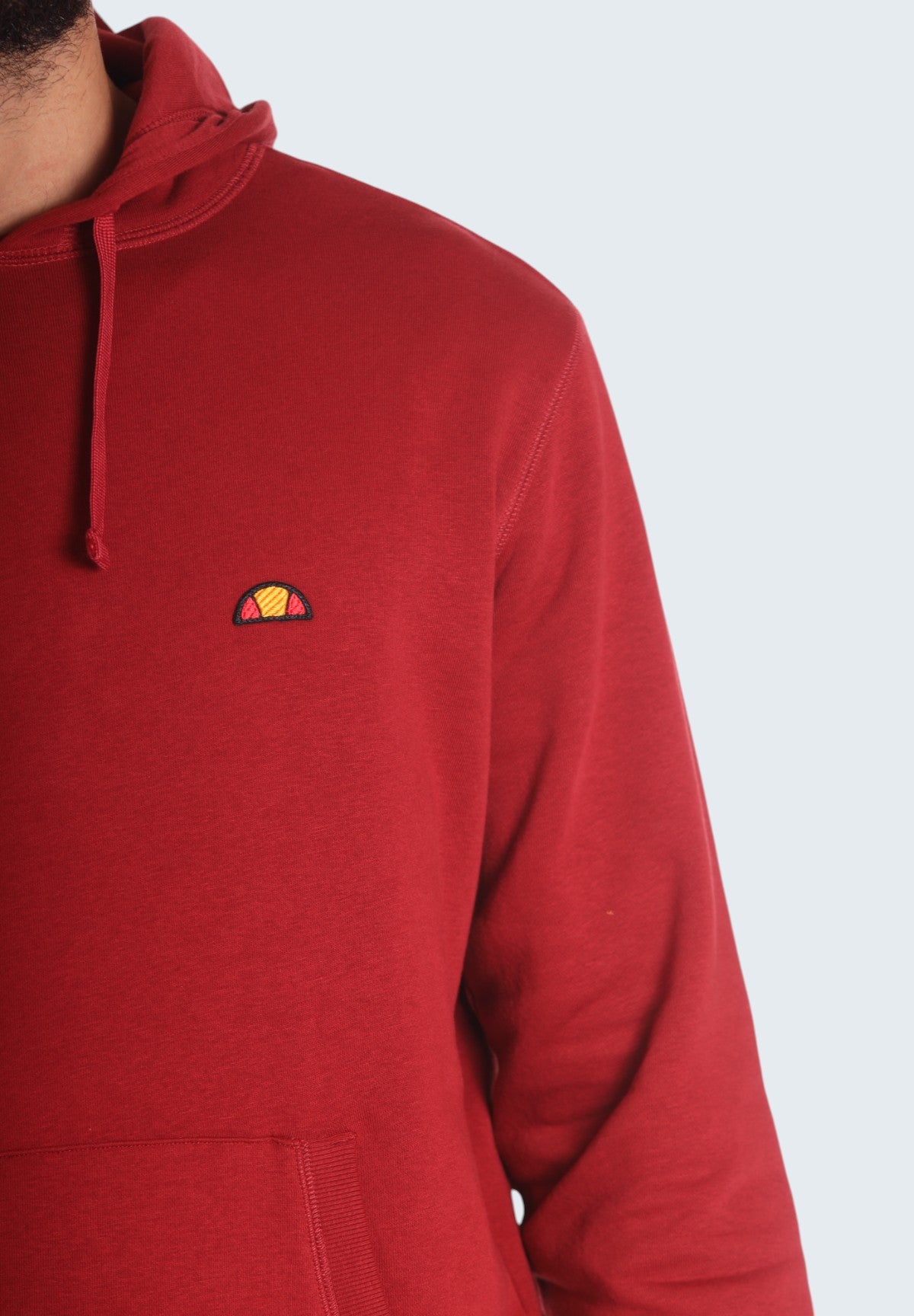 Felpa Pullover con Cappuccio Hoodie Patch Logo EHM250W24 Sun Dried Tomato