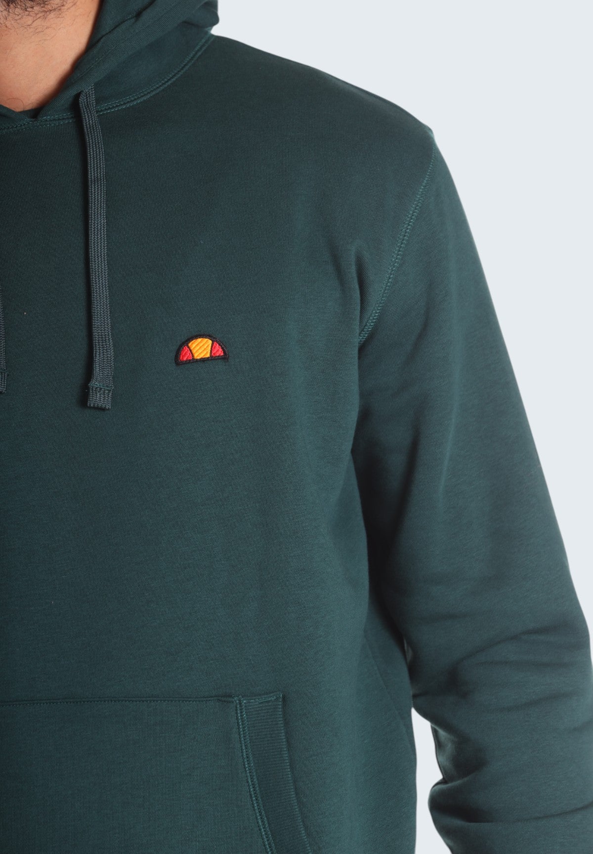 Felpa Pullover con Cappuccio Hoodie Patch Logo EHM250W24 Ponderosa Pine