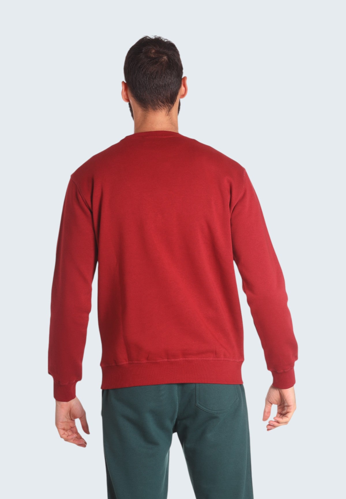 Felpa Girocollo Crew Neck Patch Logo EHM251W24 Sun Dried Tomato