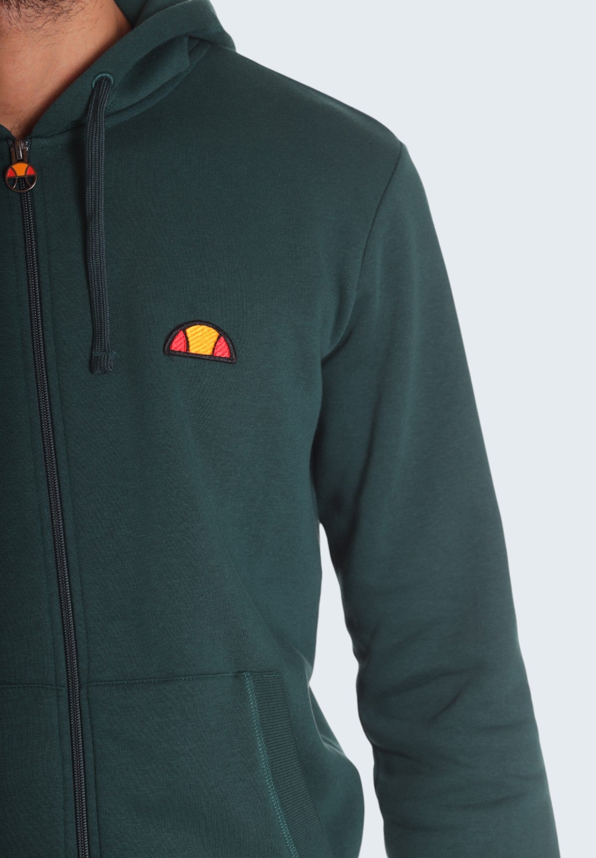 Felpa Full-Zip con Cappuccio Hoodie Full Zip Patch Logo EHM252W24 Ponderosa Pine