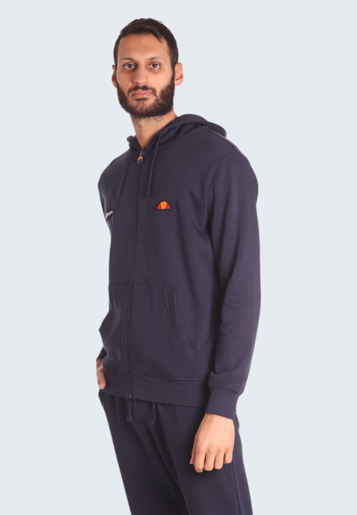 Felpa Full-Zip con Cappuccio Hoodie Full Zip Patch Logo EHM252W24 Salute