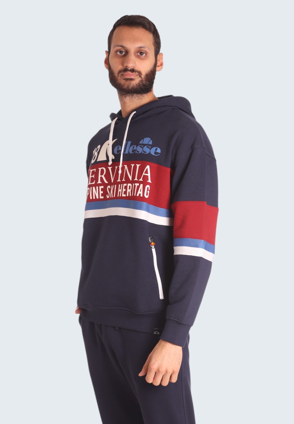 Felpa Pullover con Cappuccio Hoodie Pinguino EHM255W24 Salute