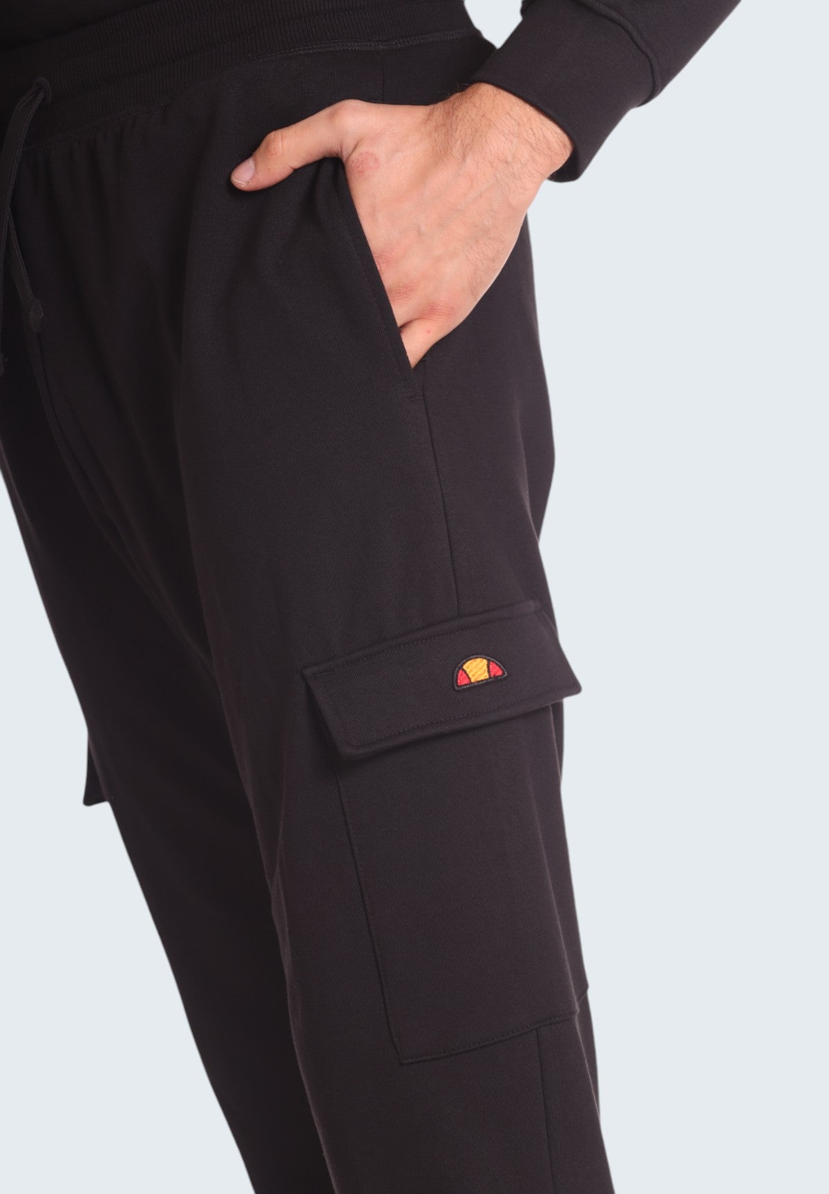 Pantaloni Tuta Cargo Pants Patch Logo EHM306W24 Black