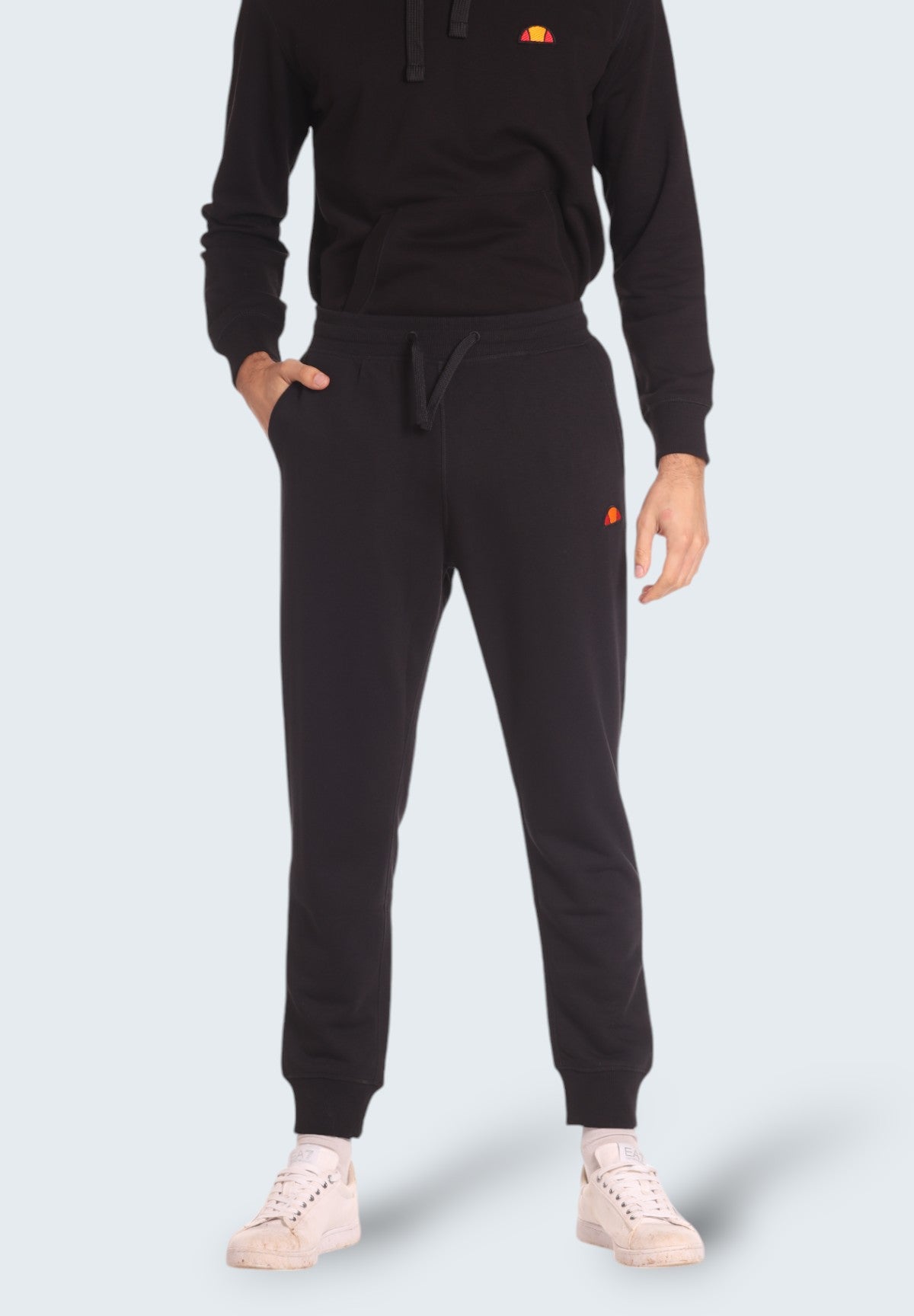 Pantaloni Tuta Pants Patch Logo EHM310W24 Black