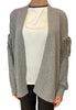 Emme Marella Cardigan 2425346012200 REUMA Grigio scuro melange