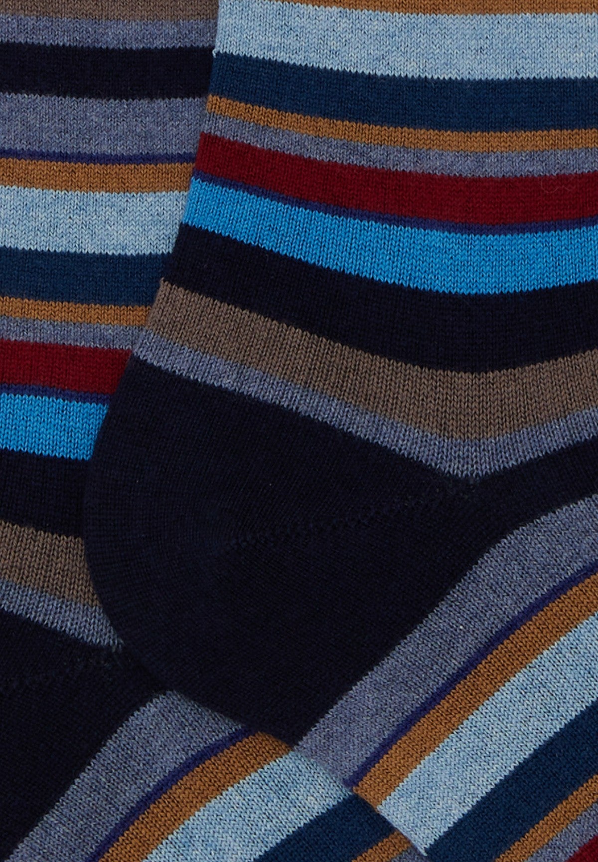 Calzini Lungo cotone e cashmere righe micro AP102852 Multicolor