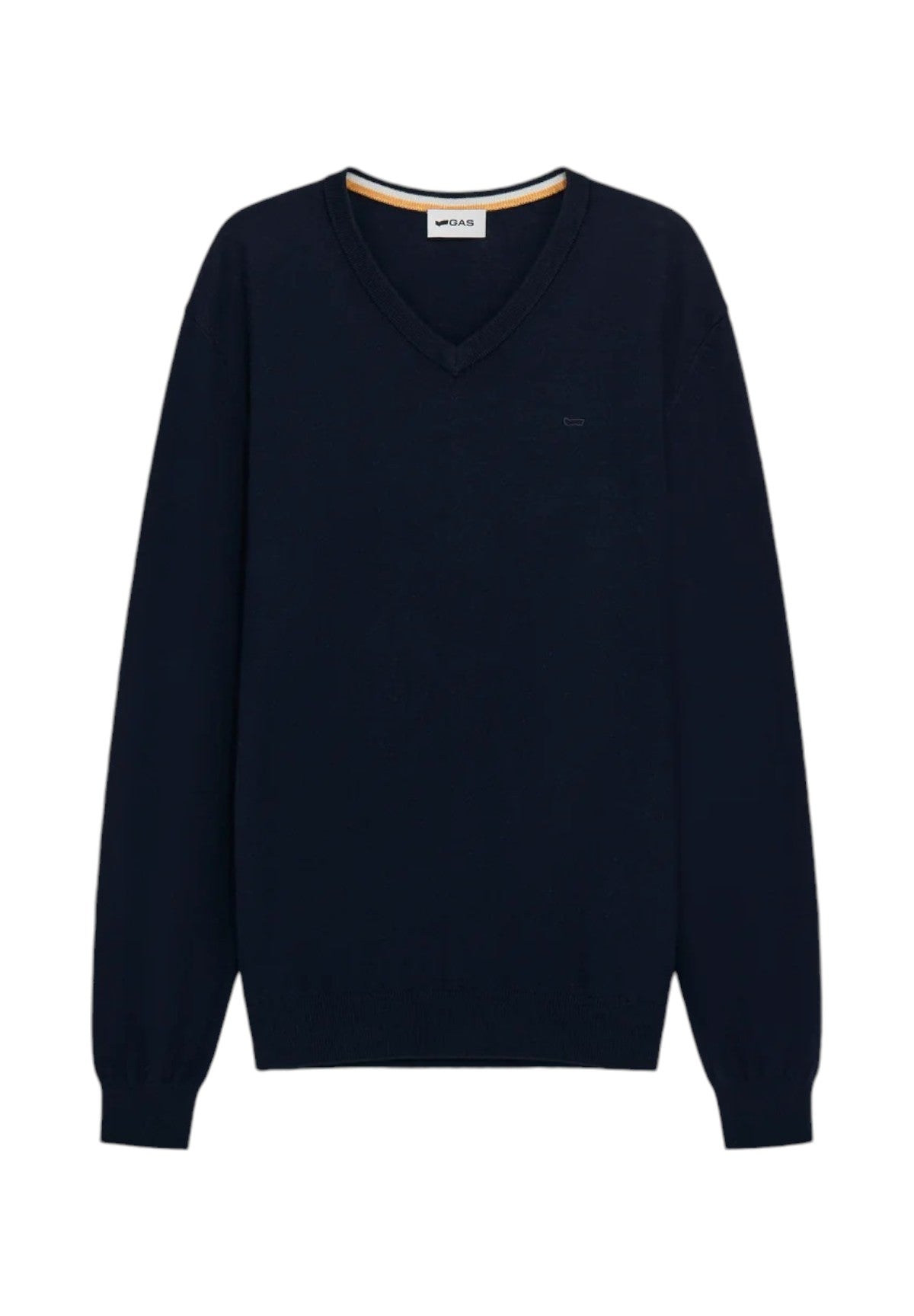 Maglione* Arlo V Neck , Cotton Kash A7610 Navy Blue