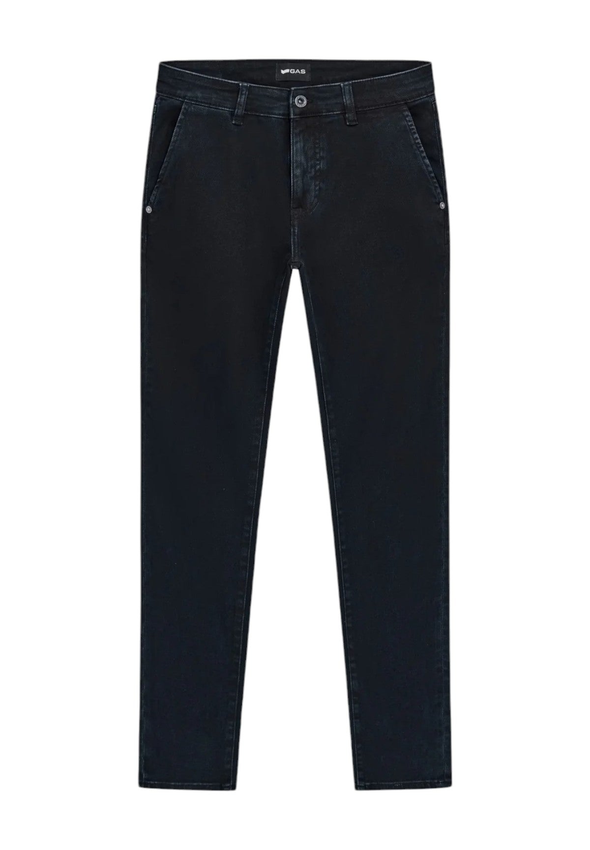 Jeans Sax Zip Chino , Diagonal Blue Black 10 Oz Str A7629 Dark Blue Rins