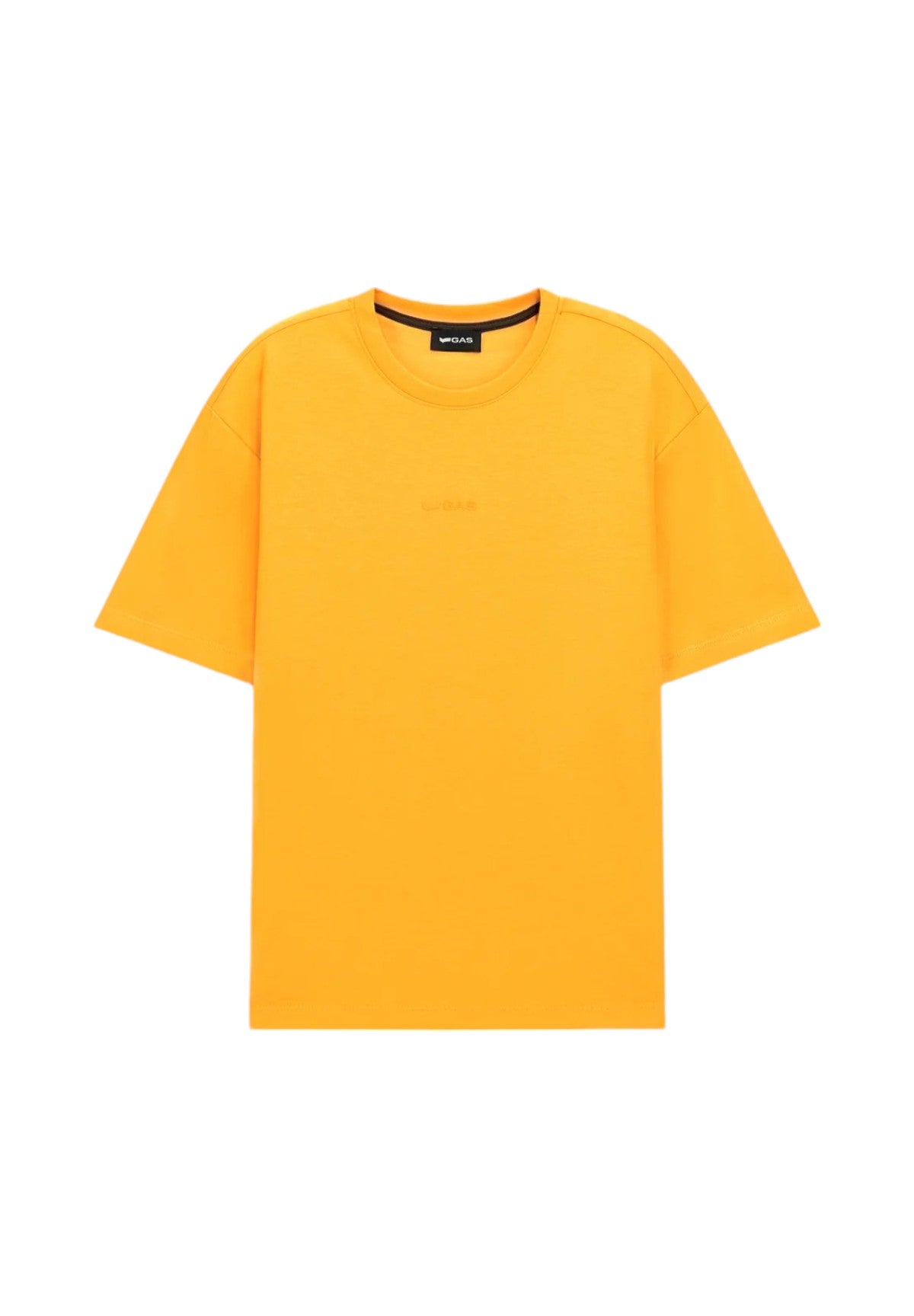 T-shirt a Maniche Corte Dharis Micro Logo Br, Interlook Cotton/Poly A7792 Spicy Mustard