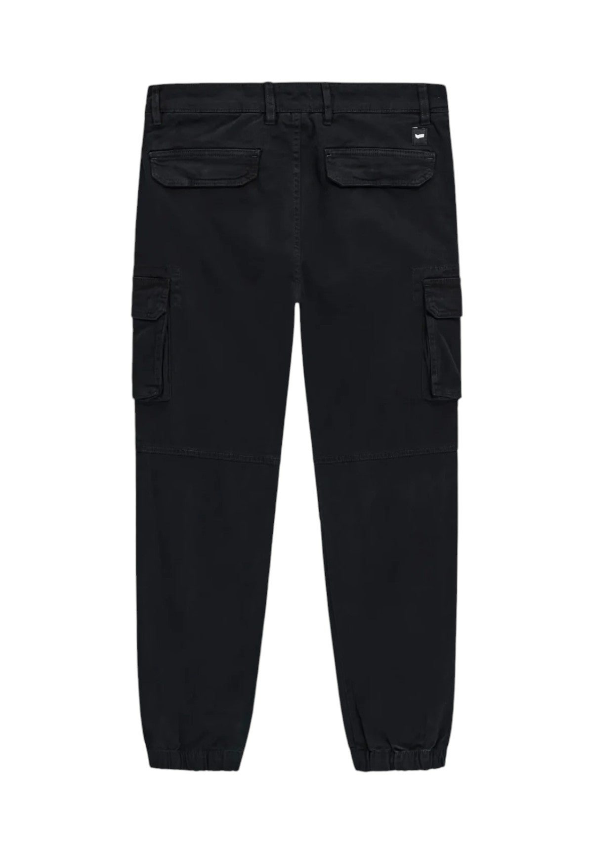 Pantaloni Bob Gym Pks Flap , Cotton Gab Str Imb A7865 Black