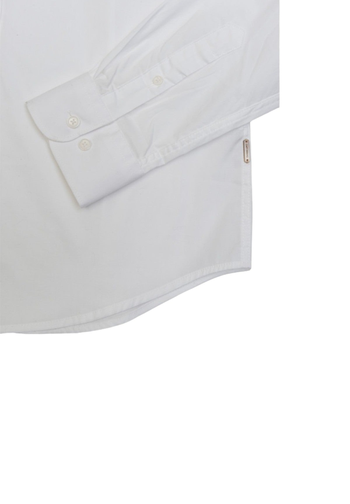 Camicia a Maniche Lunghe Collo Piccolo GL070DA-F24 White