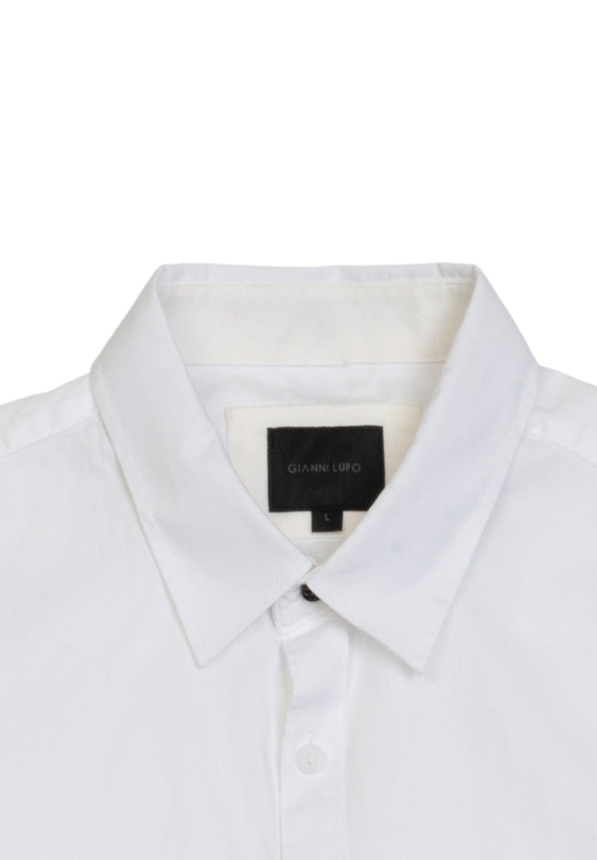 Camicia a Maniche Lunghe Collo Piccolo GL106DA White