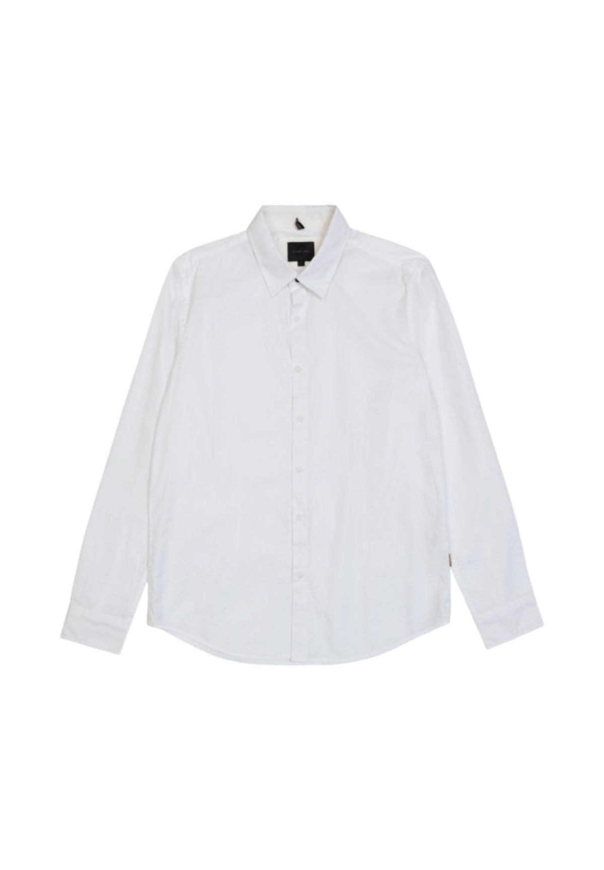 Camicia a Maniche Lunghe Collo Piccolo GL106DA White