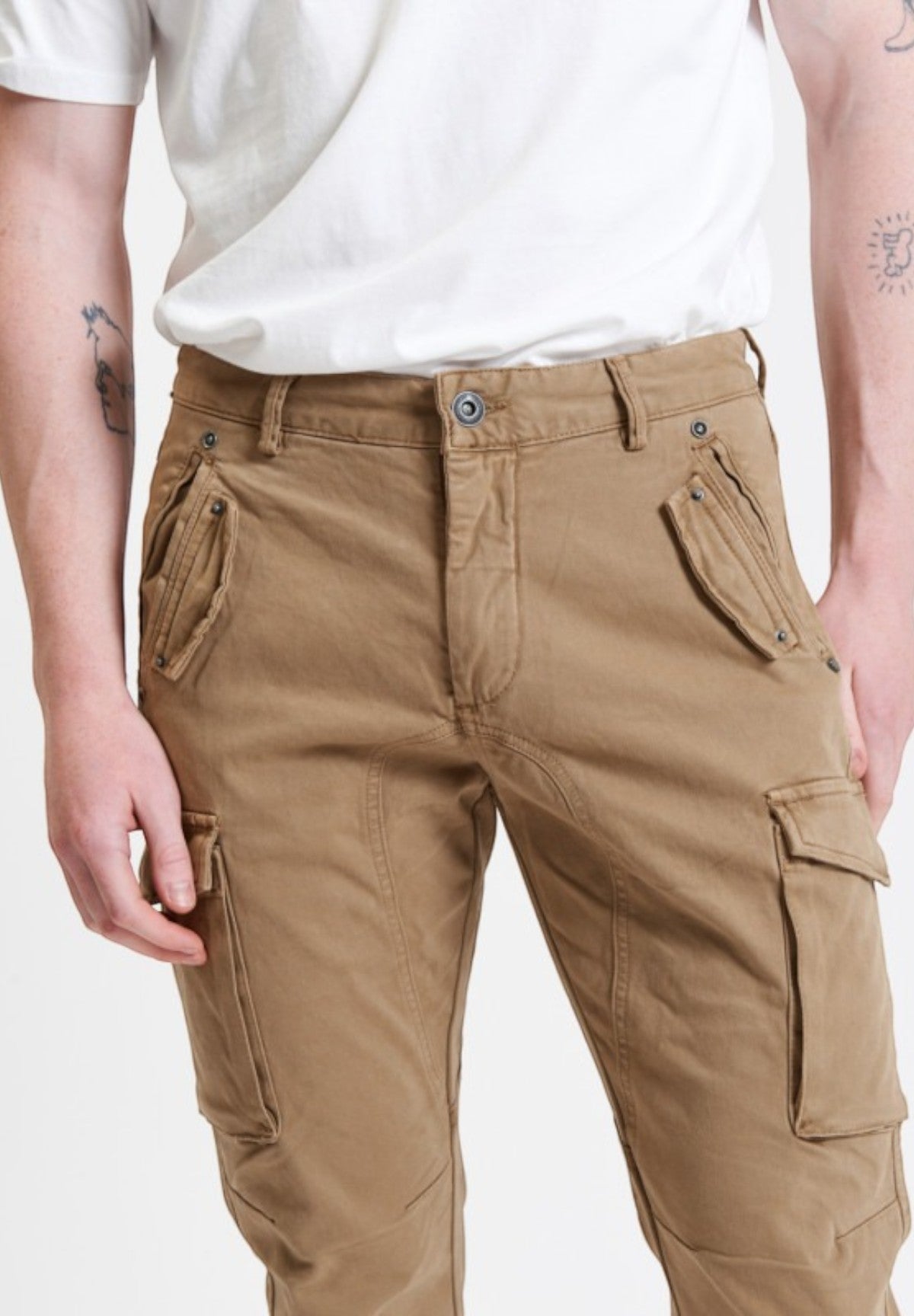 Pantaloni Cargo GL2363-F24 Camel