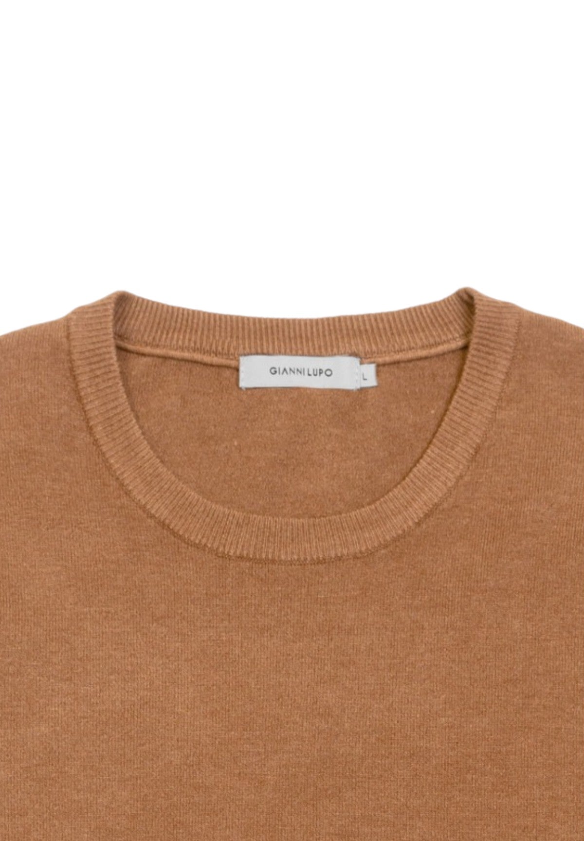 Maglione* M. Girocollo GL33398-F24 Camel