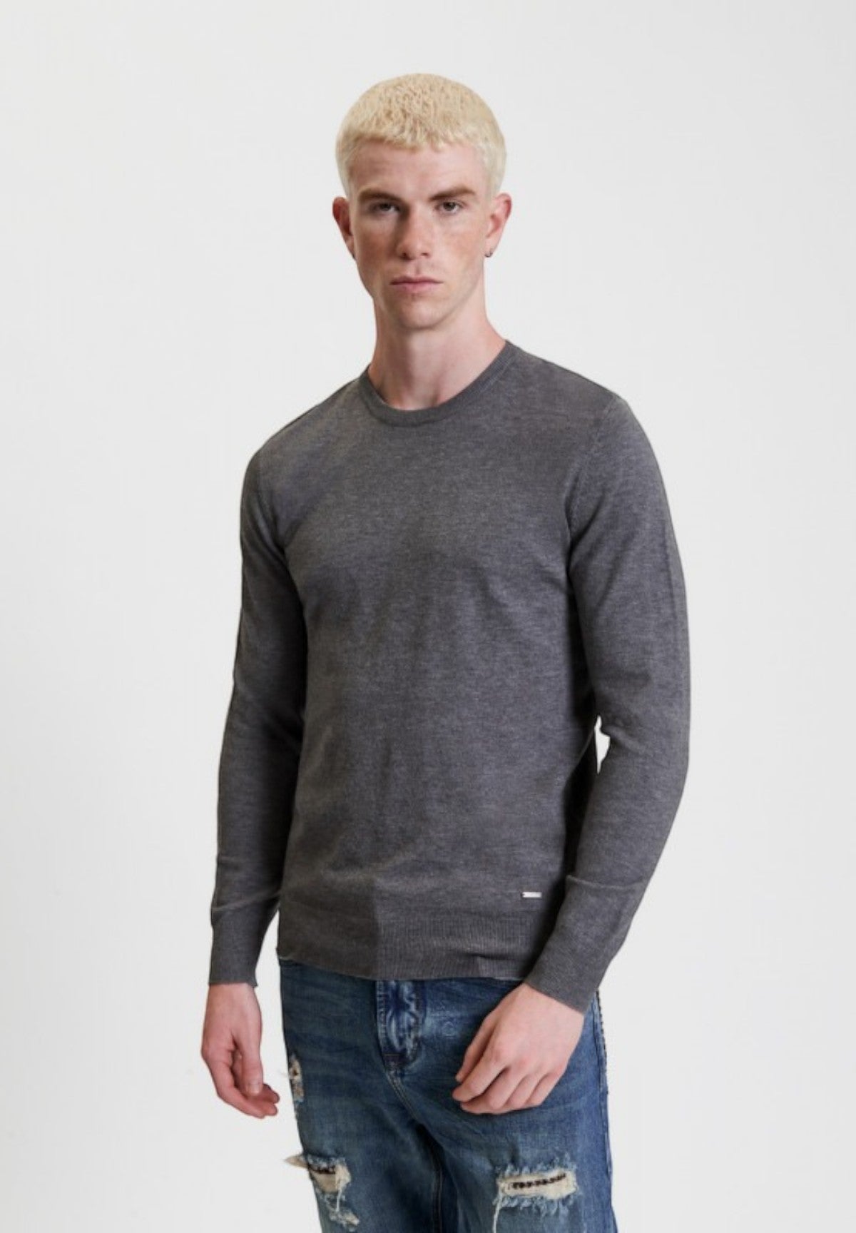 Maglione* M. Girocollo GL33398-F24 Grey