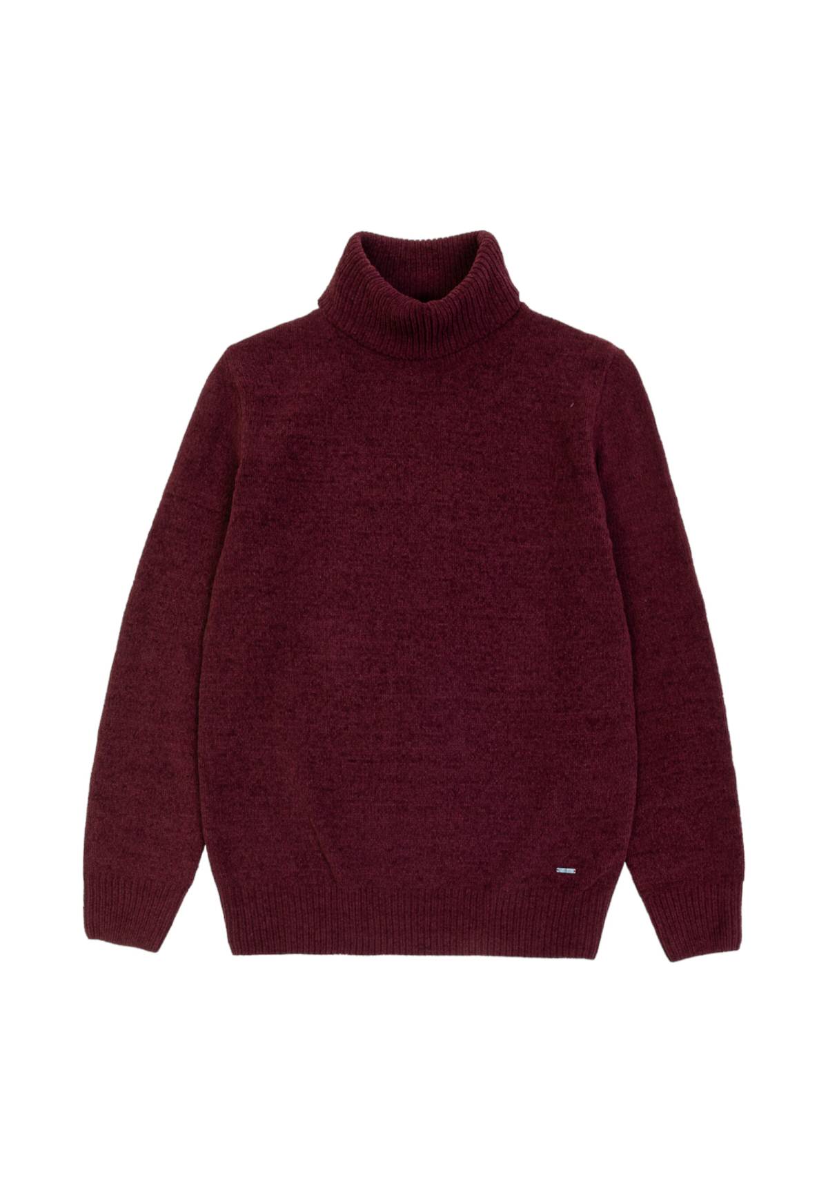 Maglione* M. Collo Alto GL536S-F24 Bordeaux