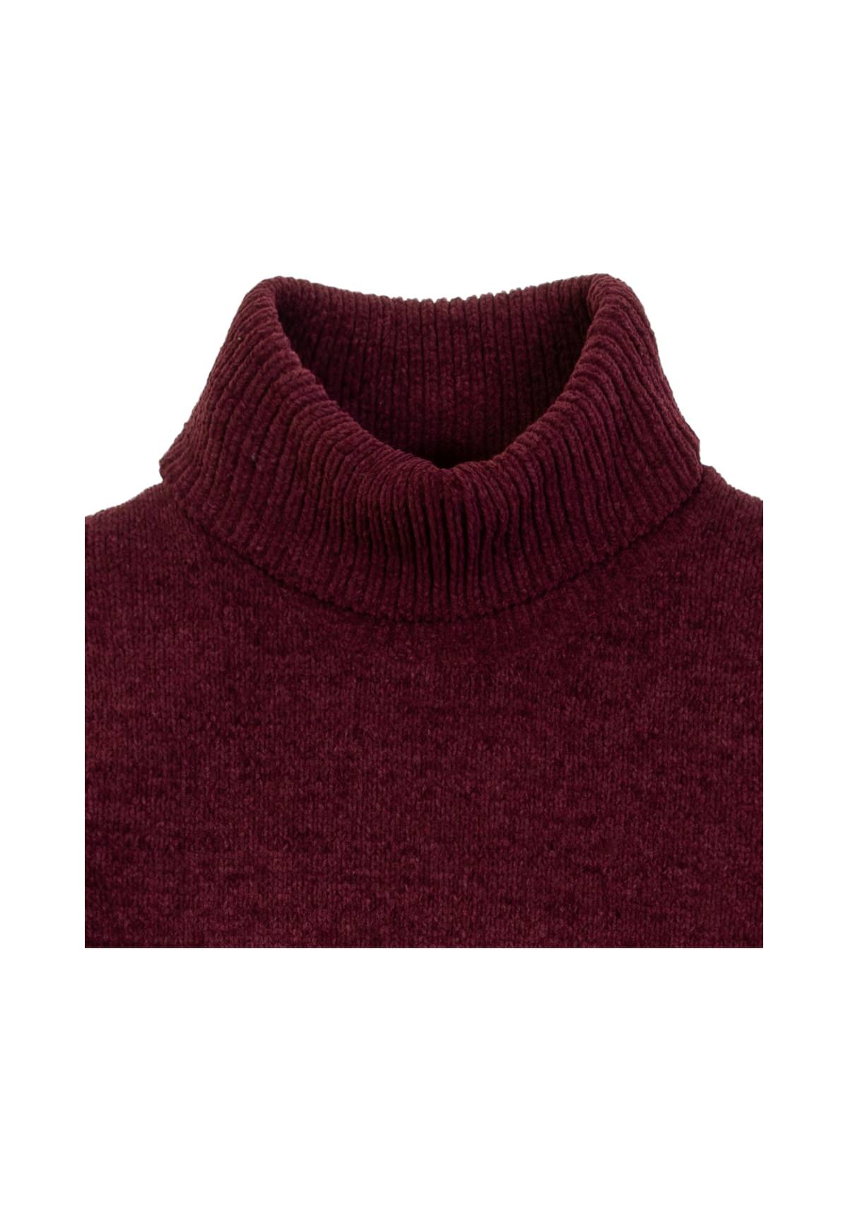 Maglione* M. Collo Alto GL536S-F24 Bordeaux