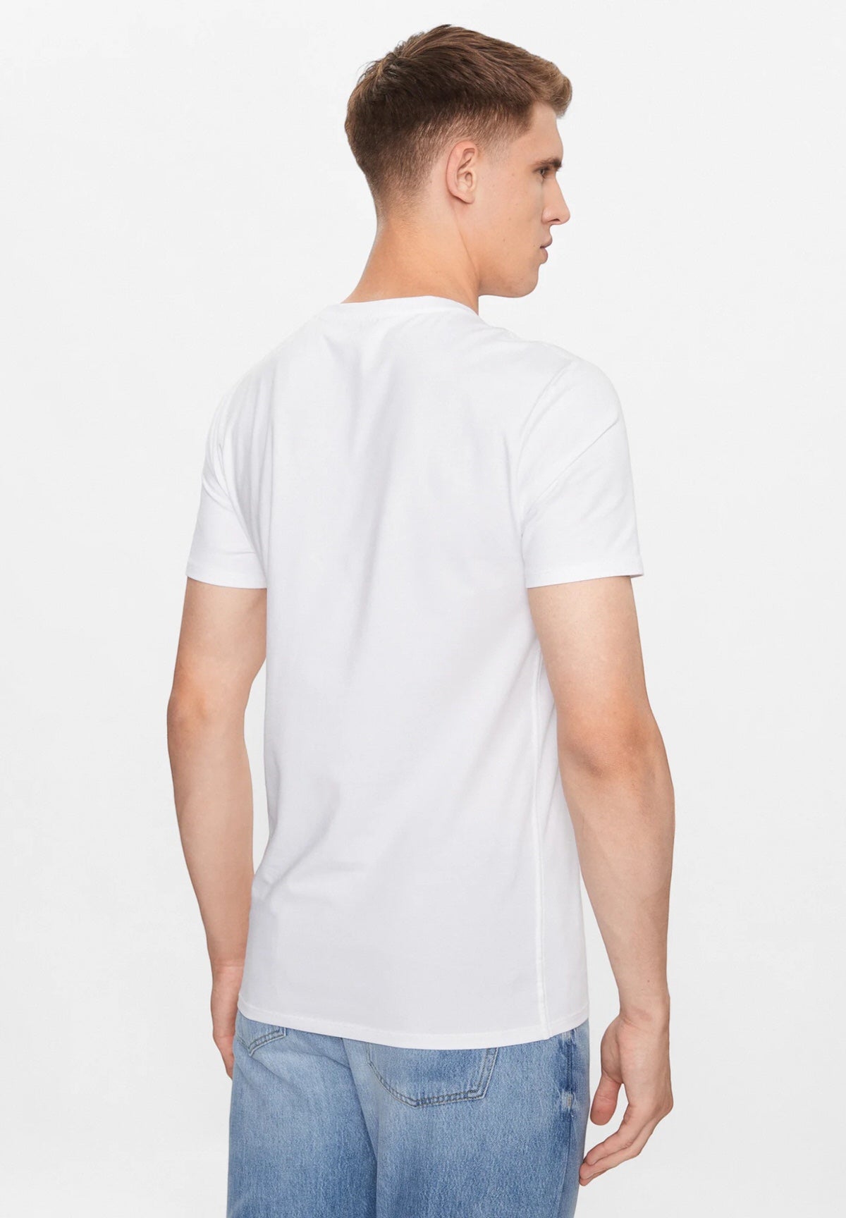 T-shirt a Maniche Corte Cn Ss Core Tee Str M2YI24 Pure White