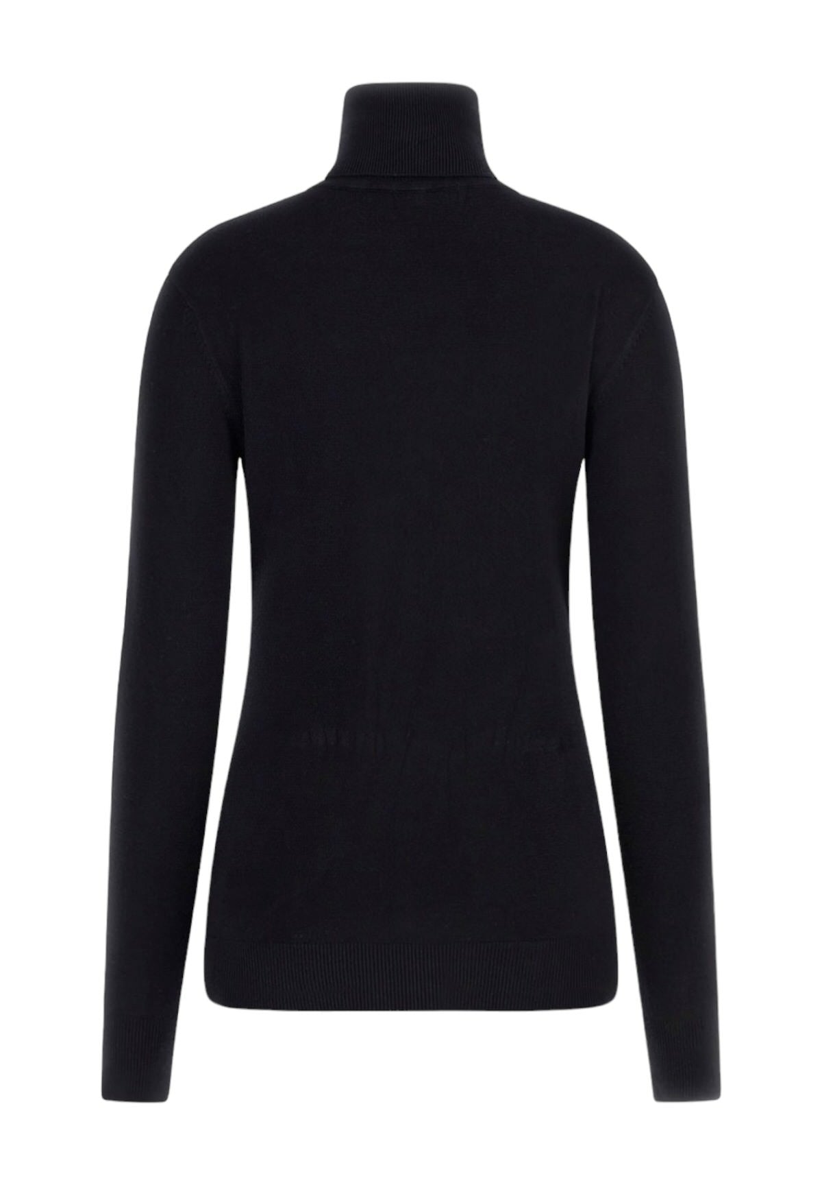 Maglione Collo Alto Piper Triangle Logo Tn Ls Swtr W4BR03 Jet Black A996