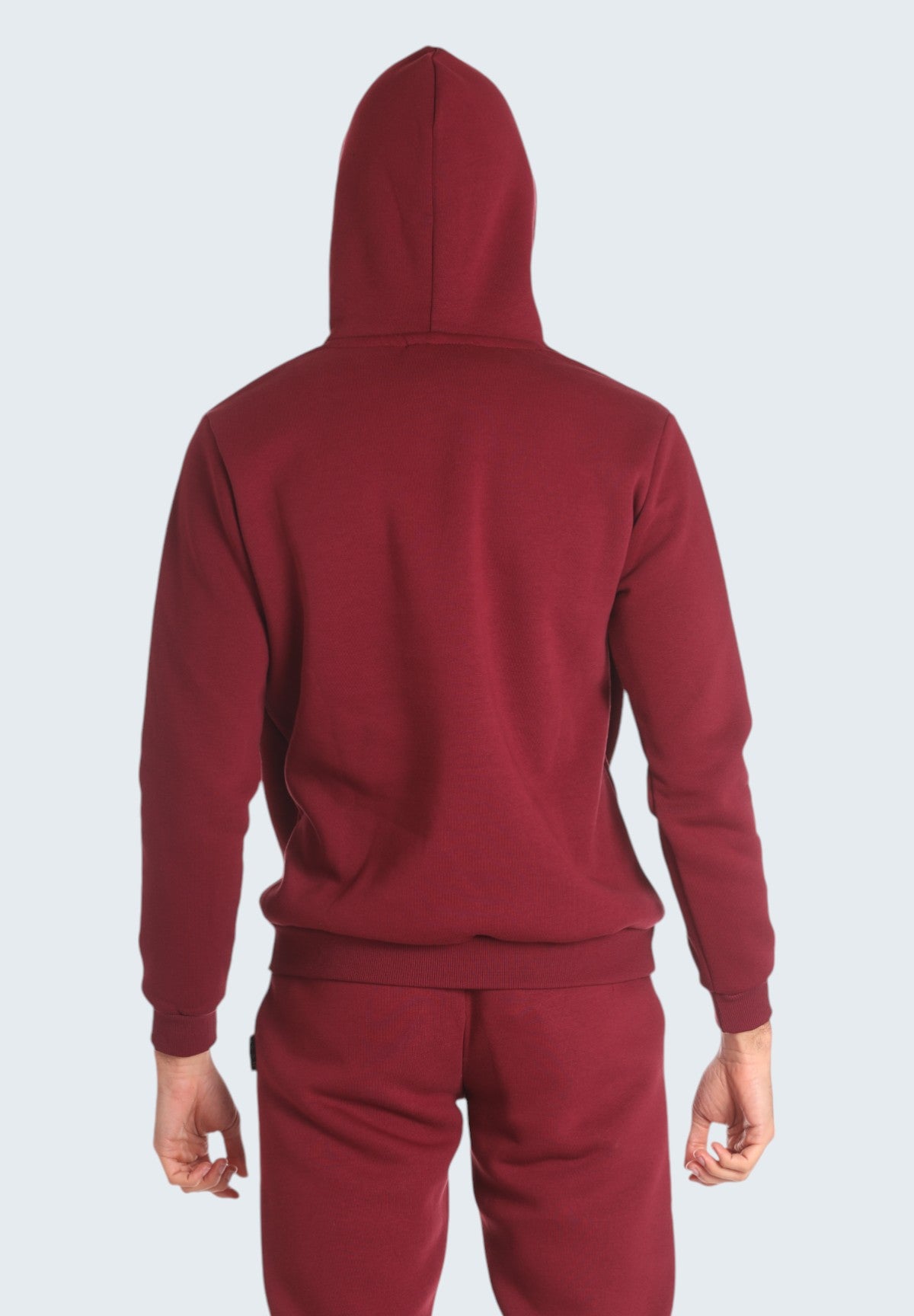 Felpa Pullover con Cappuccio IU9016FC Bordeaux