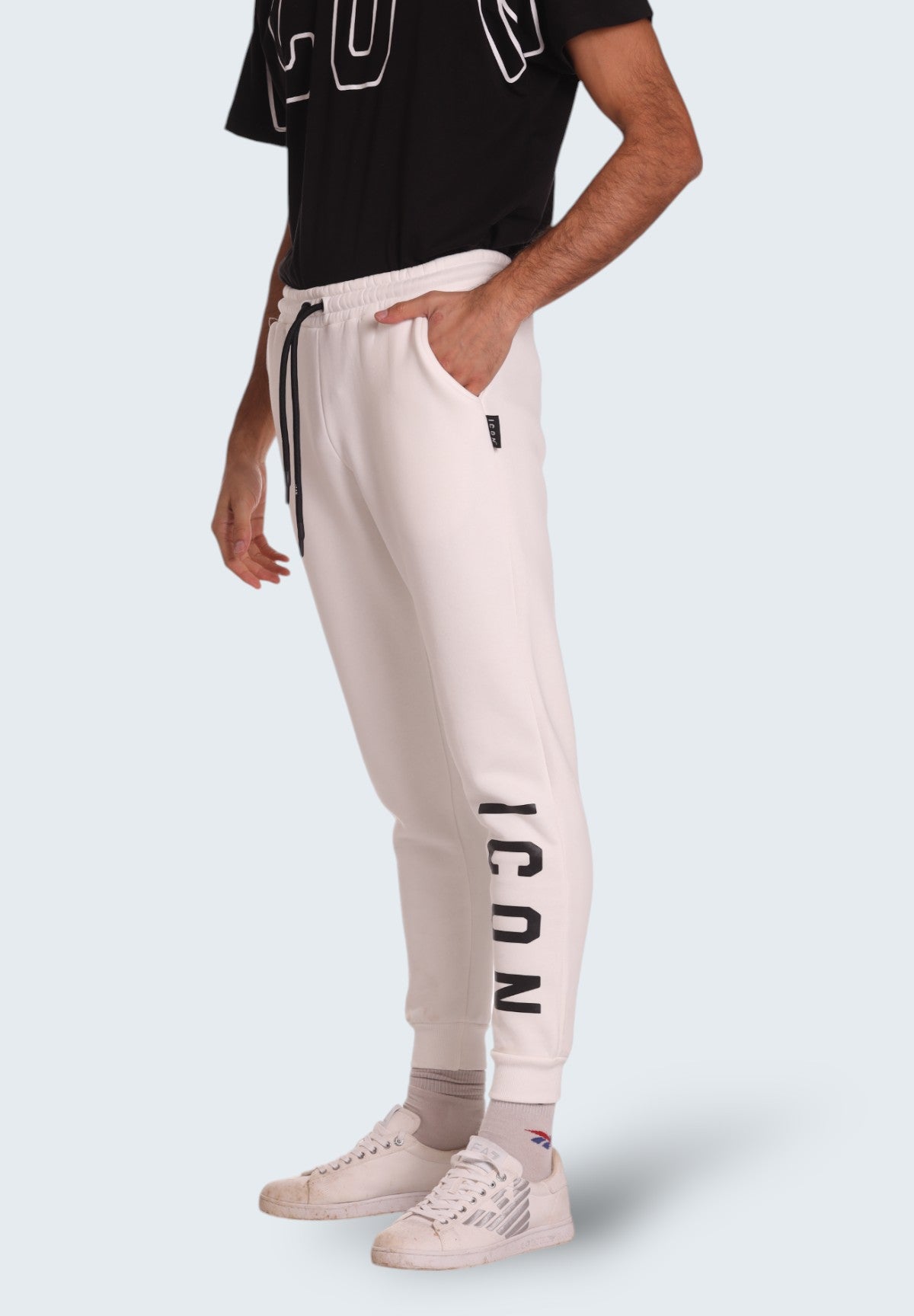 Pantaloni Tuta Jogger Con Logo Grande IU9024P Off White