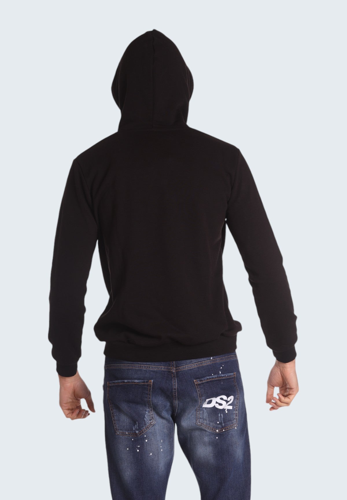 Felpa Pullover con Cappuccio Felpa C/Cappuccio IU9044F Nero