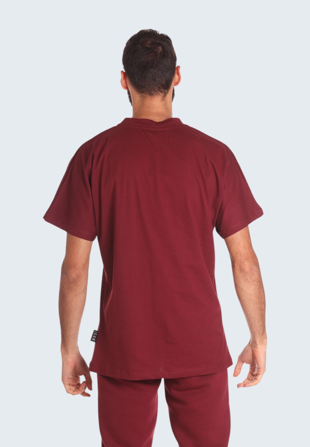 T-shirt con Stampa T-Shirt Oversize IU9136T Bordeaux