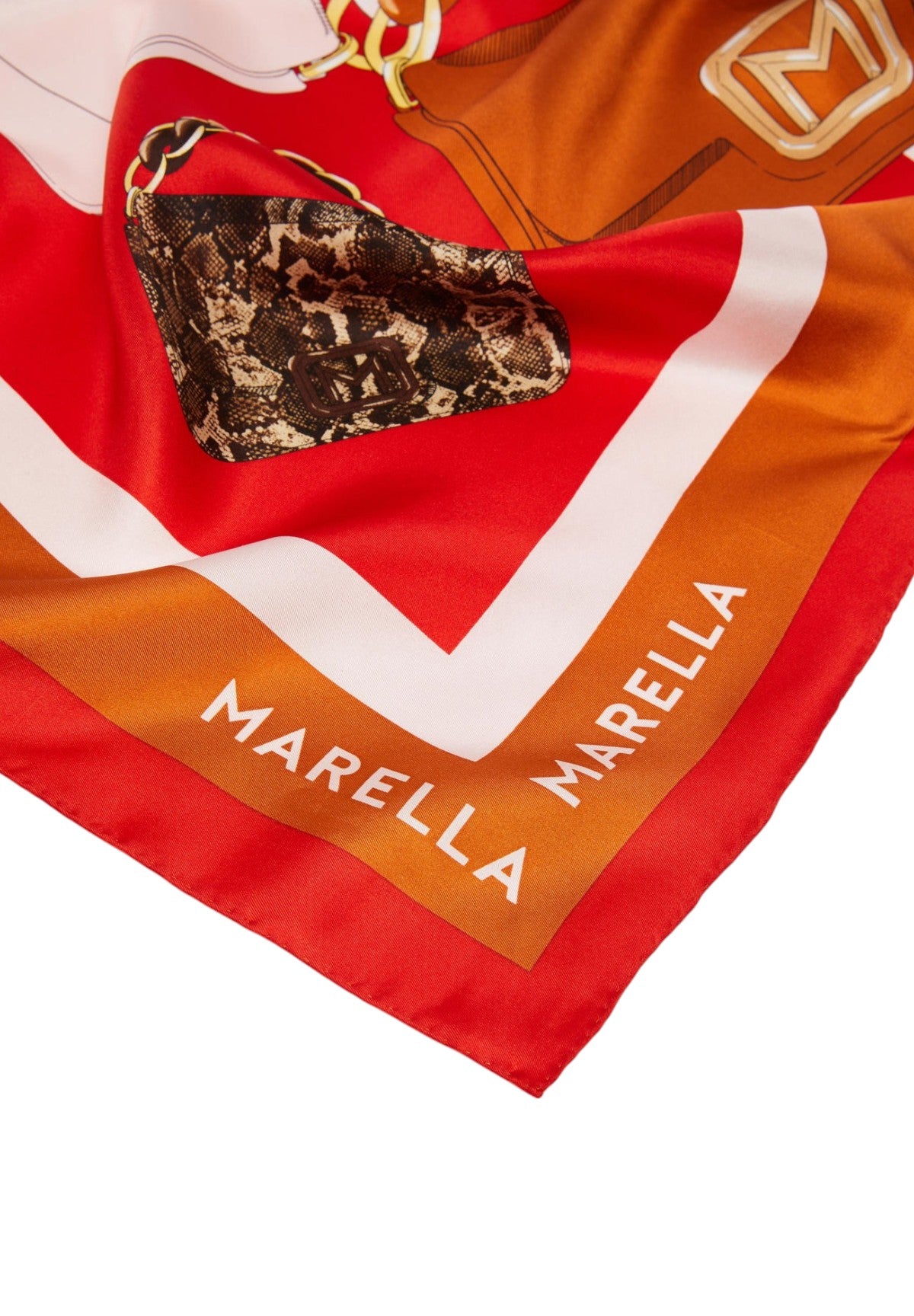 Foulard 2423546026200 AMACA Marrone Bronzo