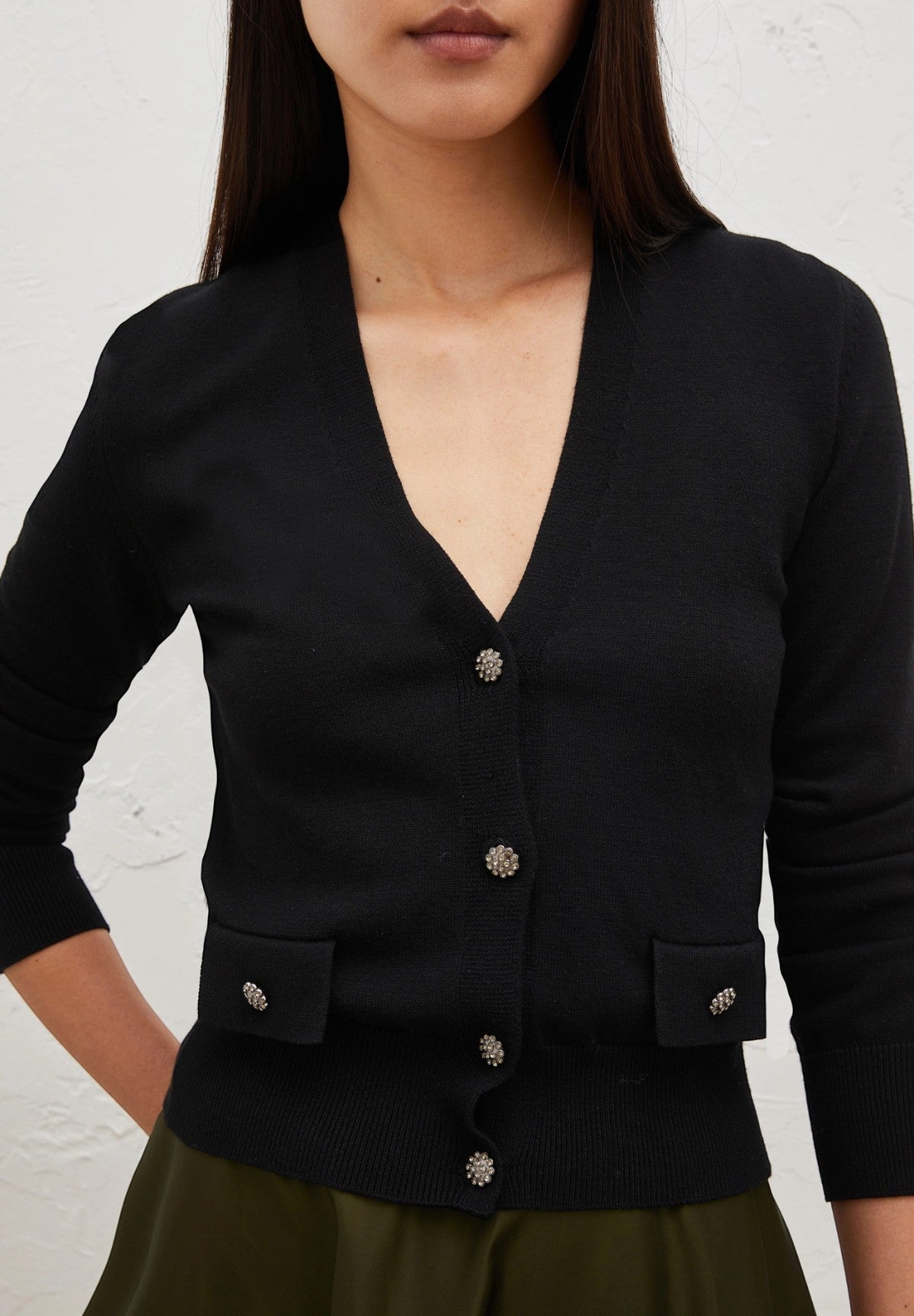 Cardigan 2424346012200 DUELLO Nero