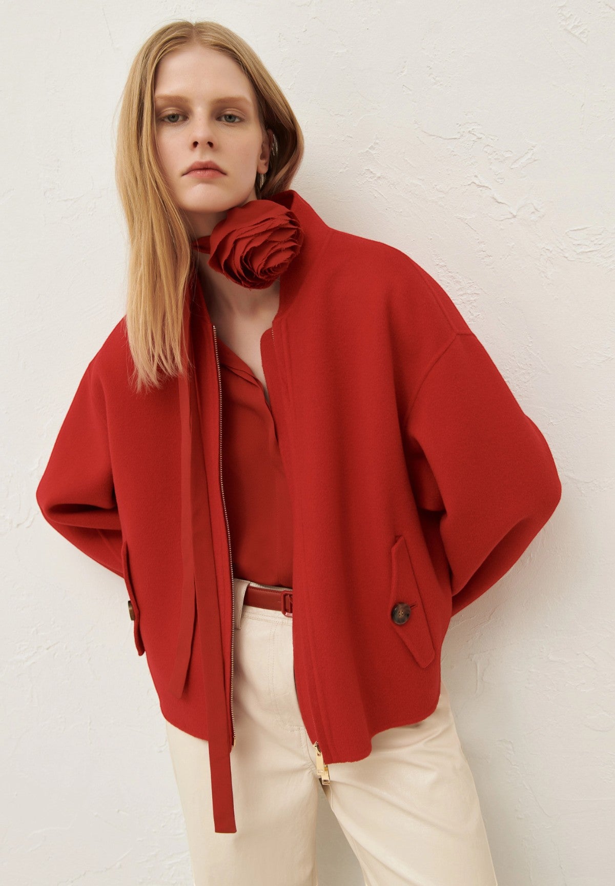 Cappotto Medusa Rosso