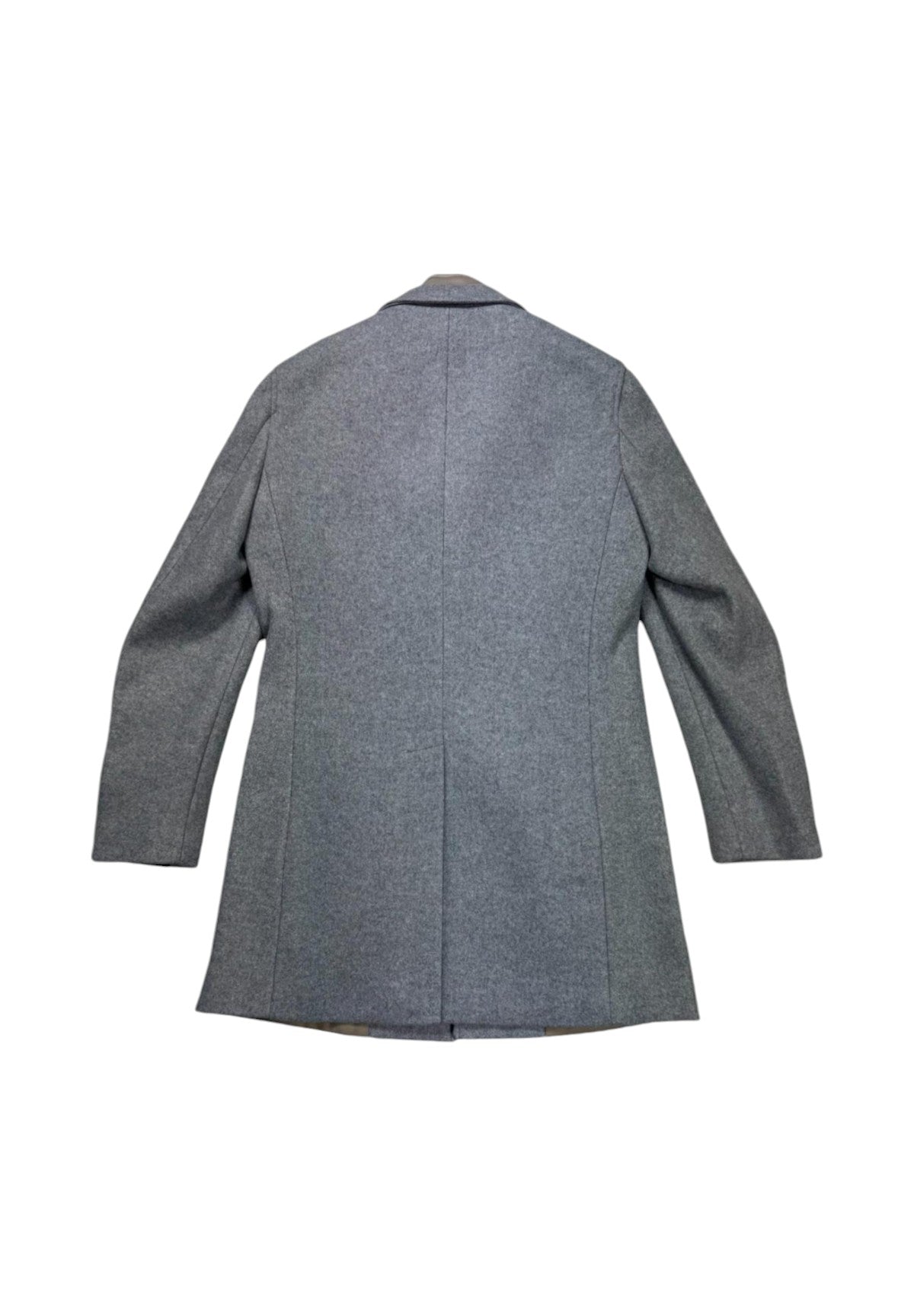 Cappotto Cappotto Monopetto Pettorina MK794614 Grigio Melange