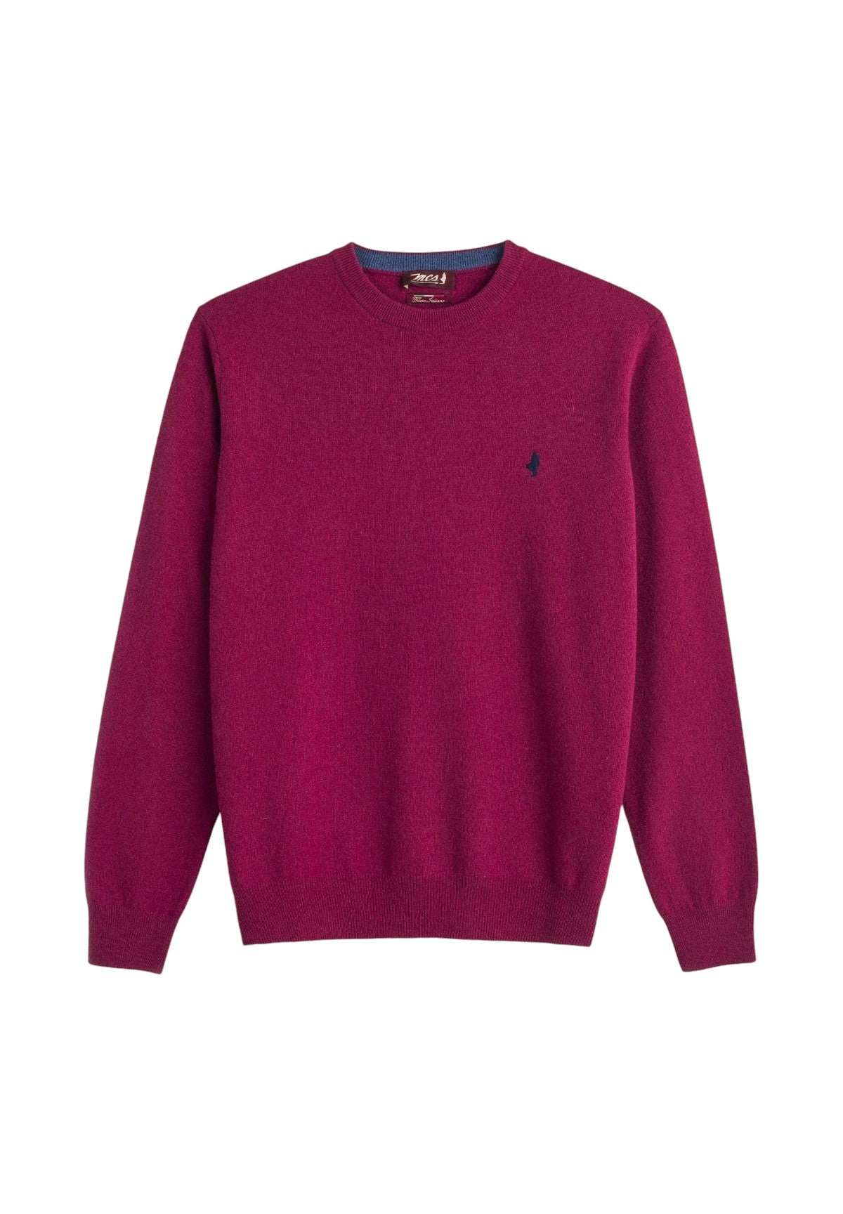 Maglione Girocollo G12 Lambswool Crewneck Knit 11MKN101-03501 Mineral Red