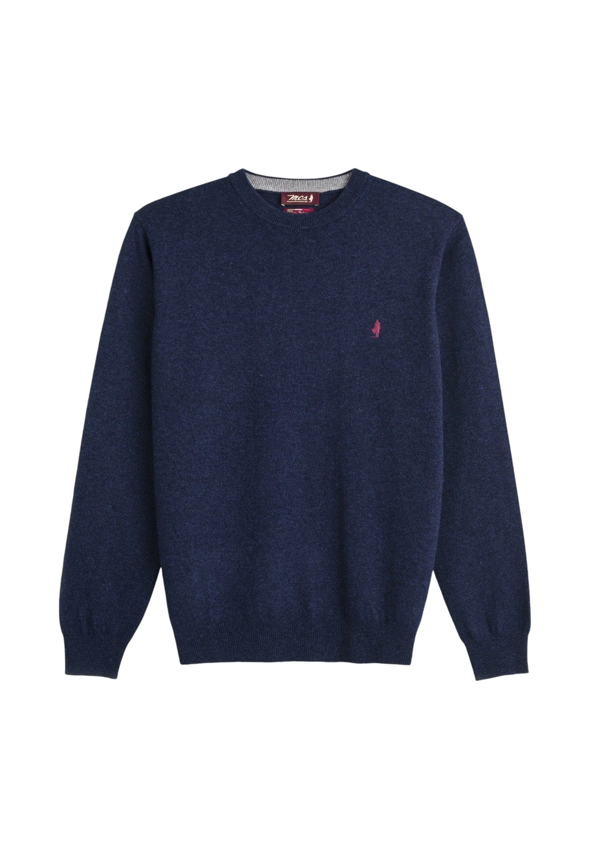 Maglione Girocollo G12 Lambswool Crewneck Knit 11MKN101-03501 Blue Note