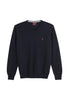 MCS Maglione con Scollo a V G12 Lambswool V Neck Knit 11MKN102-03501 Blue Navy